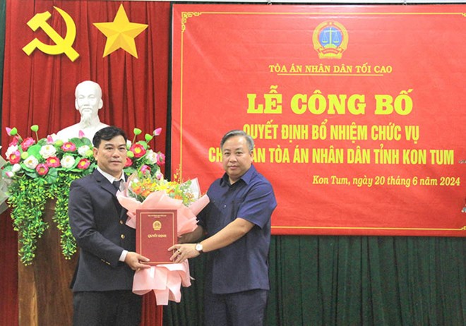 Bổ nhiệm Chánh án TAND tỉnh Kon Tum, 3 sĩ quan nhận nhiệm vụ gìn giữ hòa bình