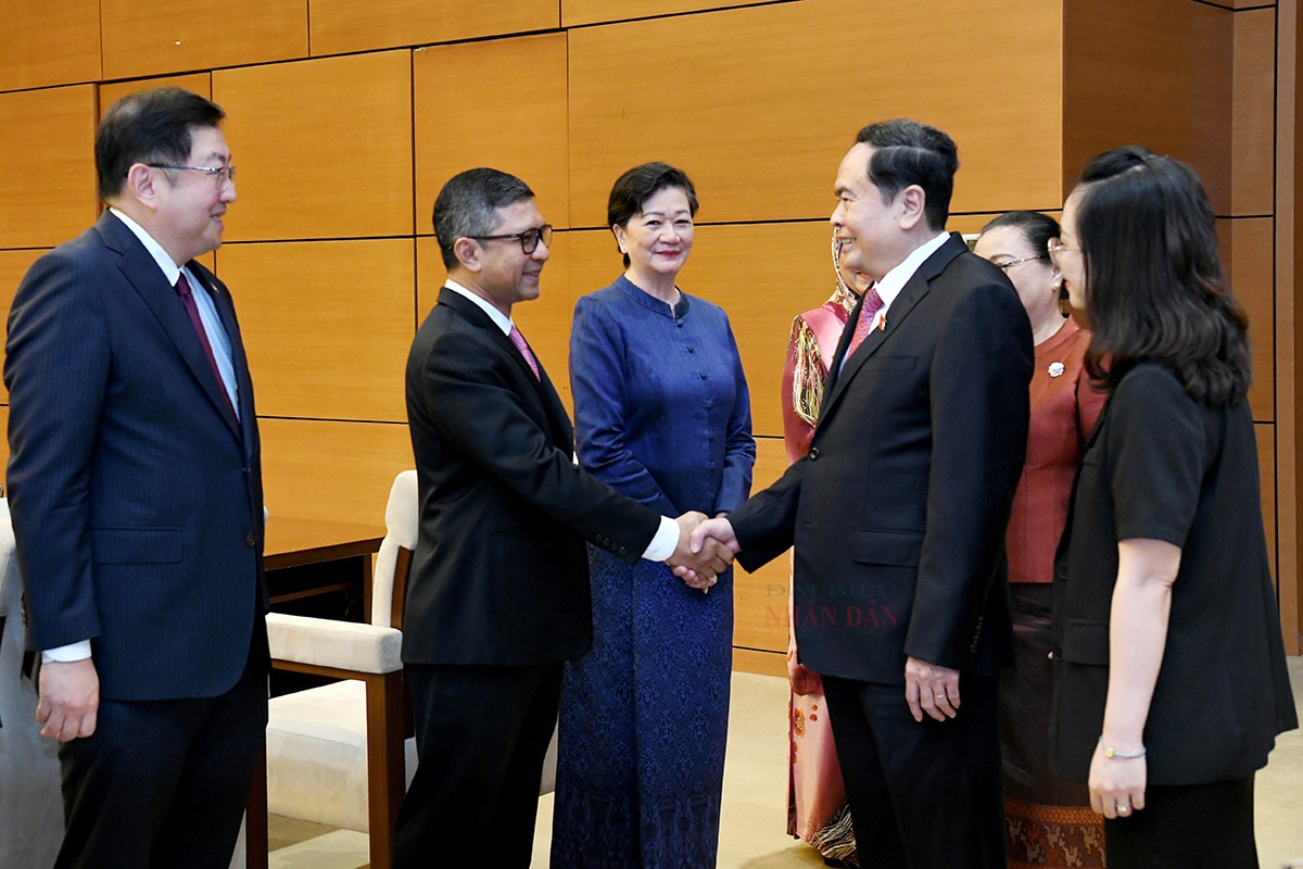 Chủ tịch Quốc hội Trần Thanh Mẫn tiếp Đại sứ các nước ASEAN -0