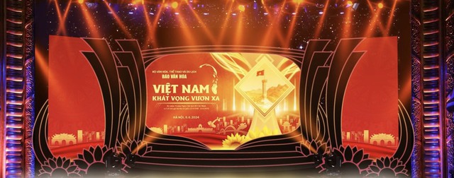 Chương trình nghệ thuật "Việt Nam- Khát vọng vươn xa" kỷ niệm 76 năm Ngày Bác Hồ kêu gọi thi đua ái quốc - Ảnh 1.