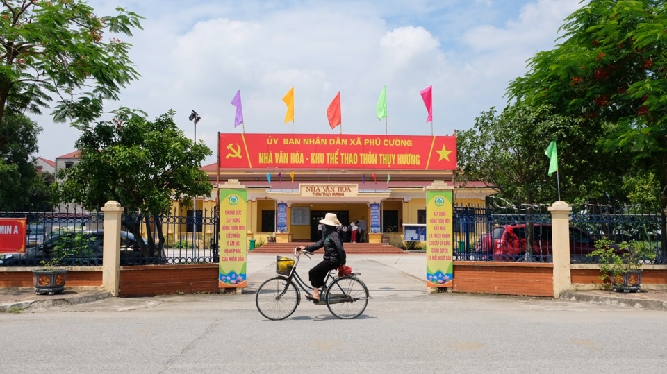 Nhà văn hoá thôn Thuỵ Hương, xã Phú Cường (huyện Sóc Sơn).