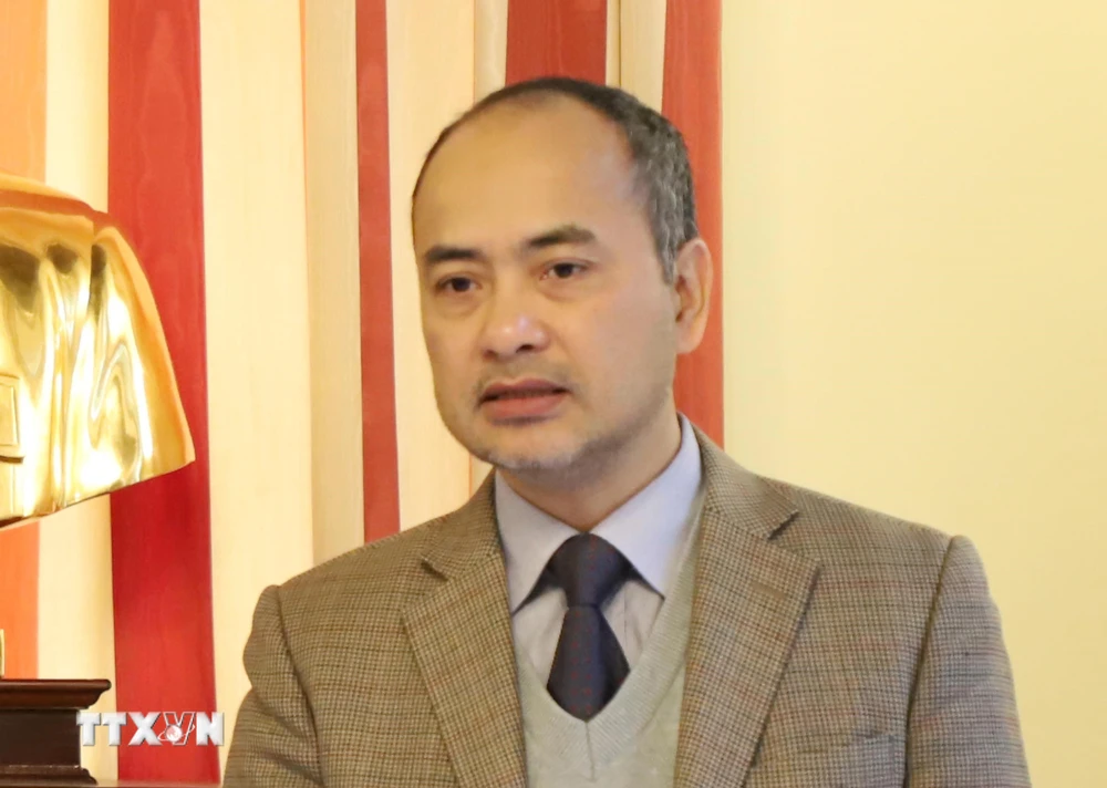 Đại sứ Nguyễn Trung Kiên. (Ảnh: Mạnh Hùng/TTXVN)