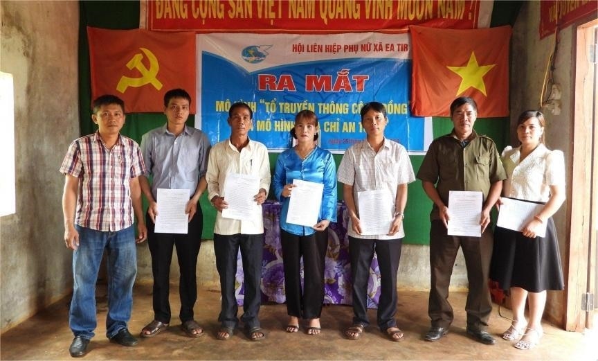 Ra mắt Tổ truyền thông cộng đồng tại xã Ea Tir, huyện Ea H’leo