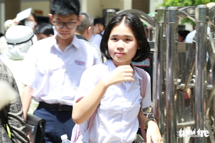 Hôm nay là ngày cuối cùng kỳ thi tuyển sinh vào lớp 10 Đà Nẵng - Ảnh: ĐOÀN NHẠN