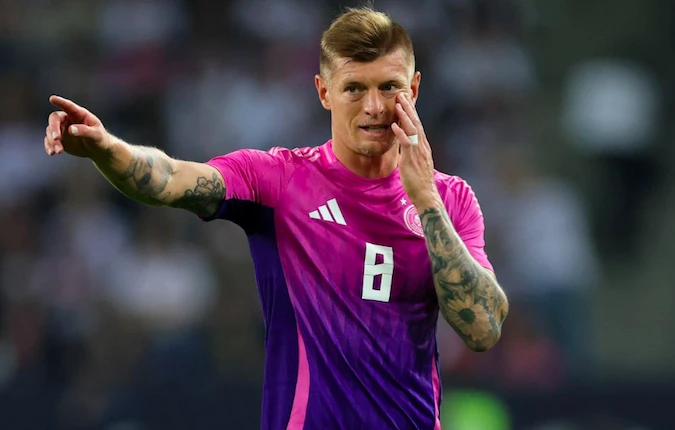 Người hâm mộ đội tuyển Đức nên cảm thấy may mắn vì Kroos vẫn còn động lực với đội tuyển quốc gia. (Ảnh: AFP)