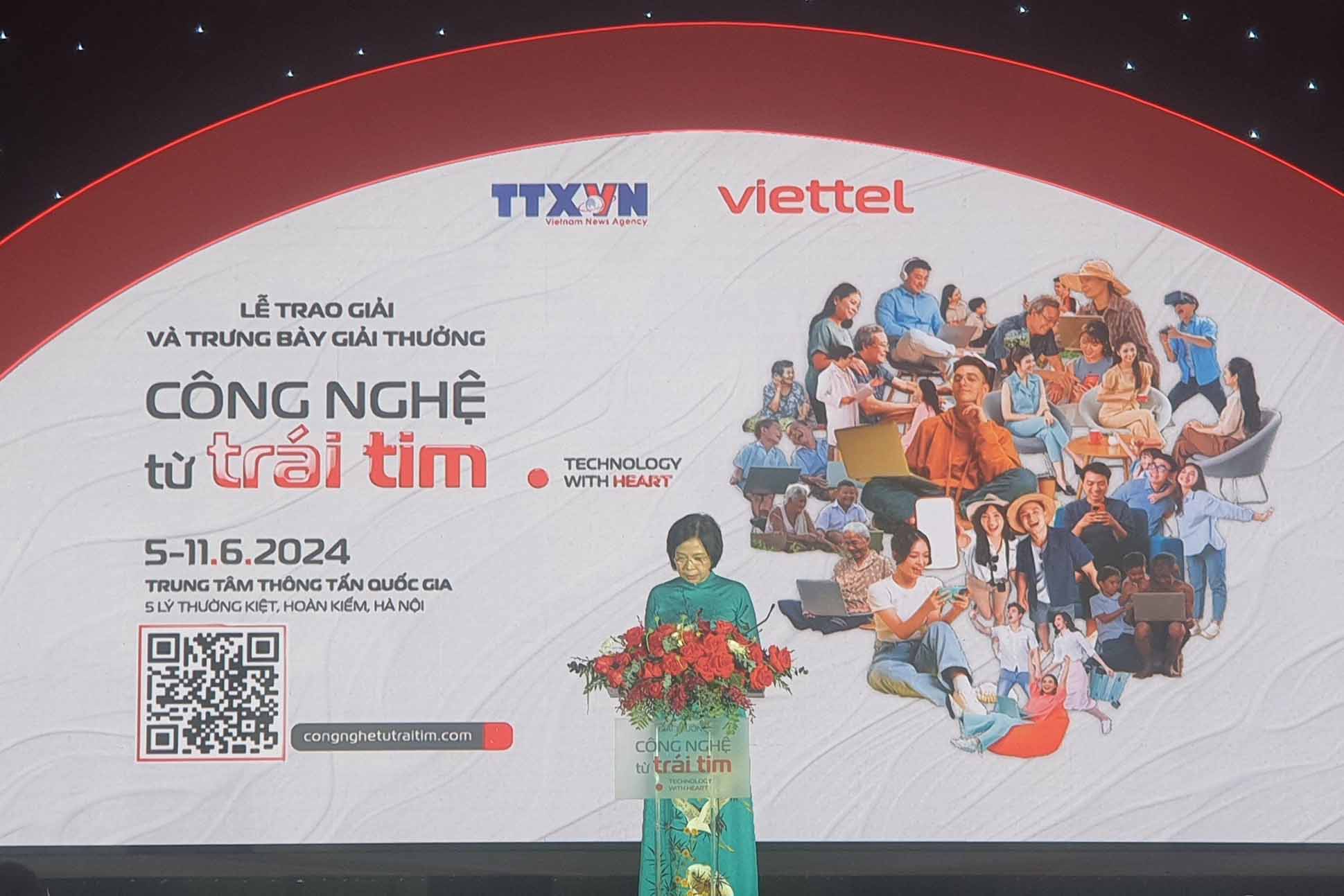 Tổng giám đốc TTXVN Vũ Việt Trang phát biểu. Ảnh: Công Hòa 