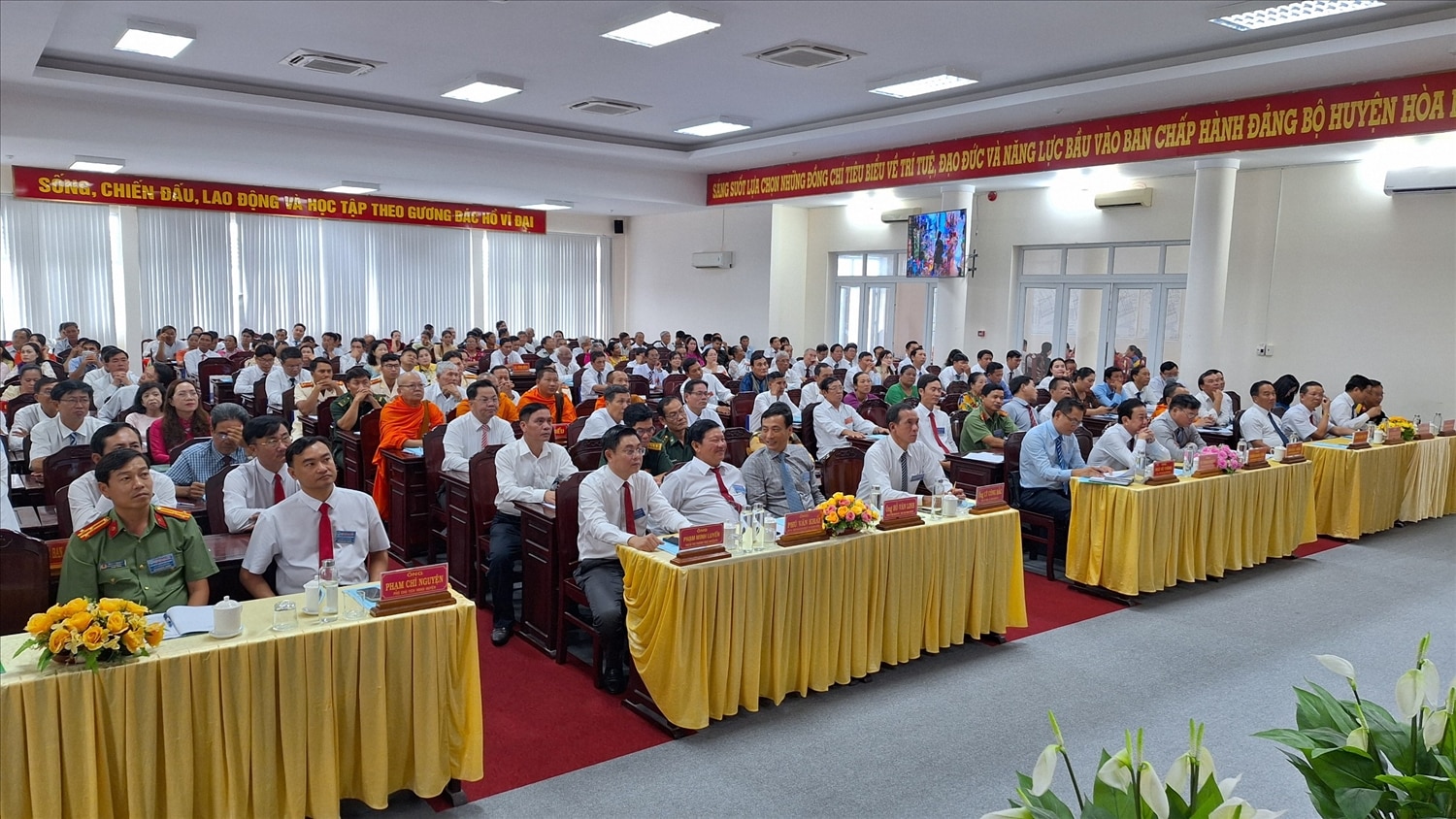 Các đại biểu tham dự đại hội điểm cấp huyện lần thứ IV - năm 2024 của tỉnh Bạc Liêu