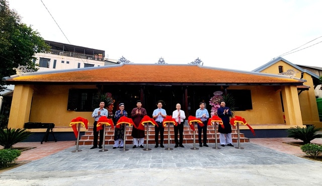 Khánh thành công trình bảo tồn, tu bổ di tích Ưng Bình tại Châu Hương Viên - Ảnh 1.