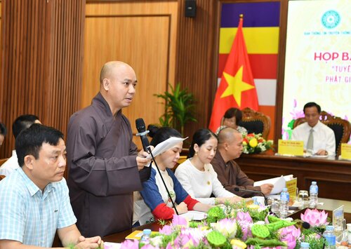 Công bố Giải Báo chí toàn quốc viết về Phật giáo 2024 được tổ chức vào sáng 18.6 tại Hà Nội. Ảnh: BTC 