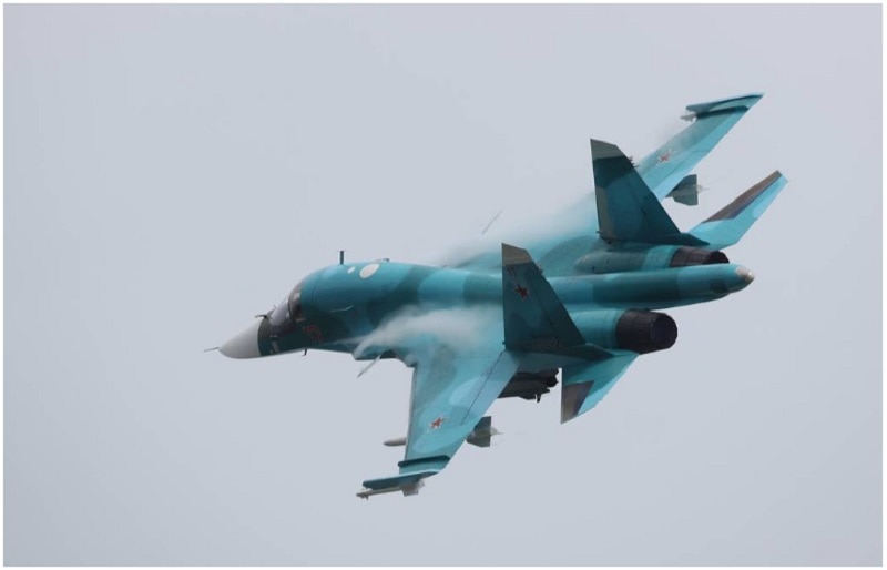 Máy bay ném bom Su-34 của Nga rơi, phi hành đoàn thiệt mạng- Ảnh 1.