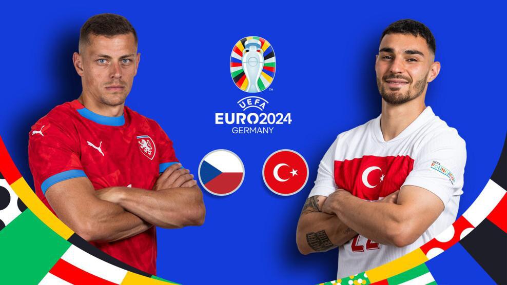 Máy tính dự đoán đội tuyển Thổ Nhĩ Kỳ sẽ đánh bại CH Czech ở lượt trận cuối cùng bảng F Euro 2024, lúc 2h ngày 27-6 - Ảnh: UEFA