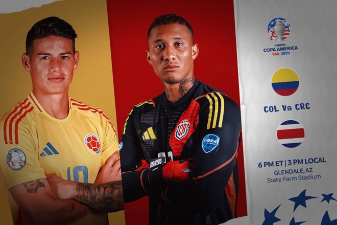 Nhận định bóng đá Colombia vs Costa Rica tại bảng D, Copa America 2024