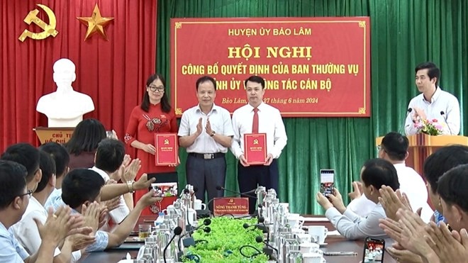 Phó Bí thư Huyện ủy Bảo Lâm giữ chức Phó Giám đốc Sở NNPTNT tỉnh Cao Bằng