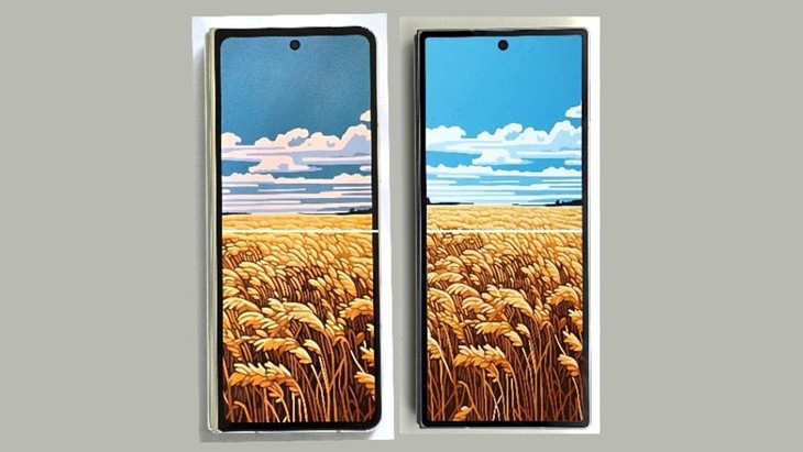 Rò rỉ ảnh thực tế Galaxy Z Fold6 với viền bezel mỏng. Ảnh Cellphone
