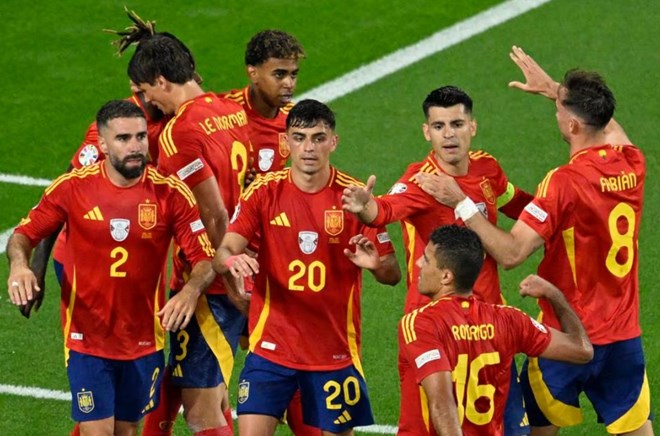 Tây Ban Nha nối gót tuyển Đức vào vòng 1/8 EURO 2024
