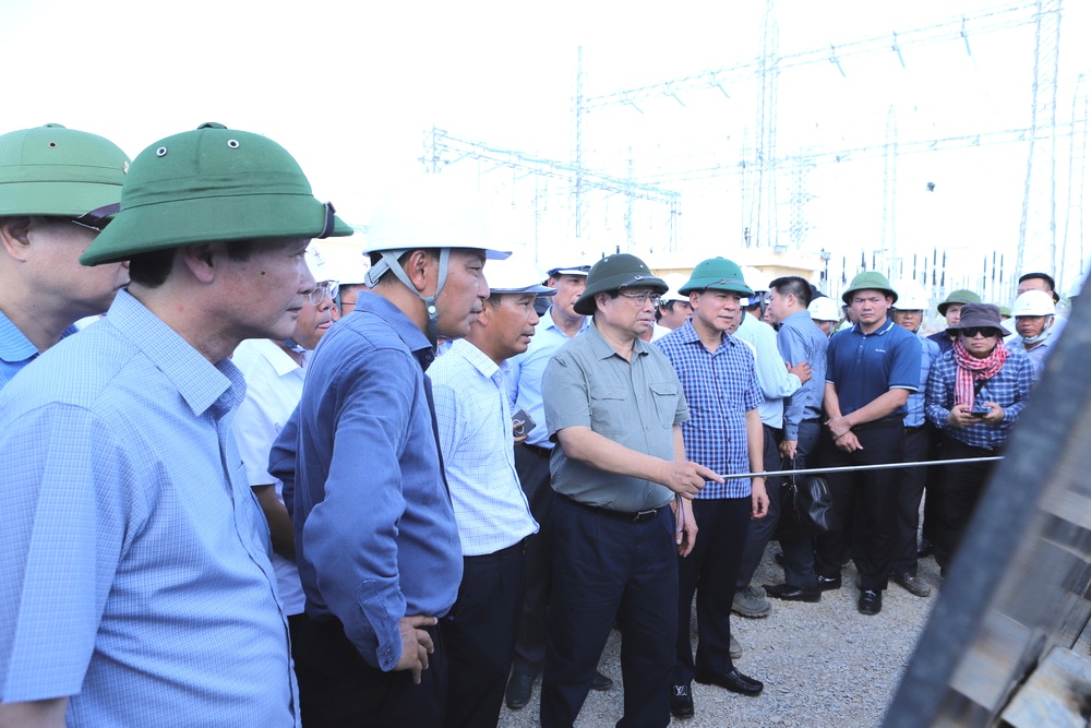 Thủ tướng Phạm Minh Chính kiểm tra dự án đường dây 500kV mạch 3- Ảnh 1.