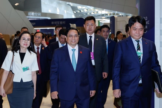 Thủ tướng Phạm Minh Chính tham dự phiên khai mạc Hội nghị WEF Đại Liên