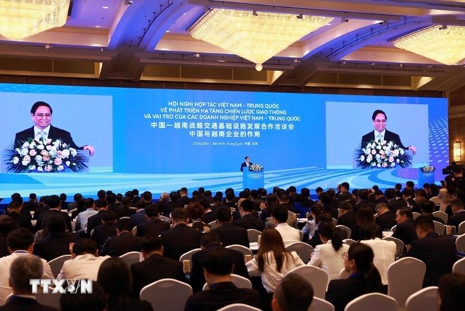 Thủ tướng dự hội nghị hợp tác Việt - Trung về hạ tầng chiến lược giao thông