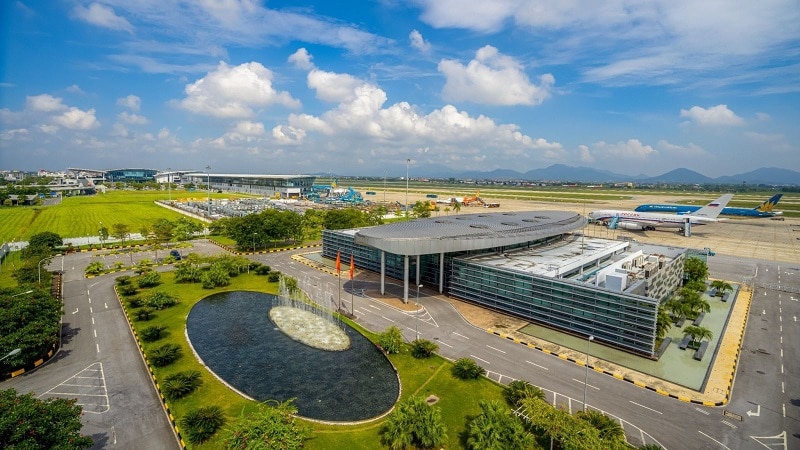 Một góc Cảng hàng không quốc tế Nội Bài.