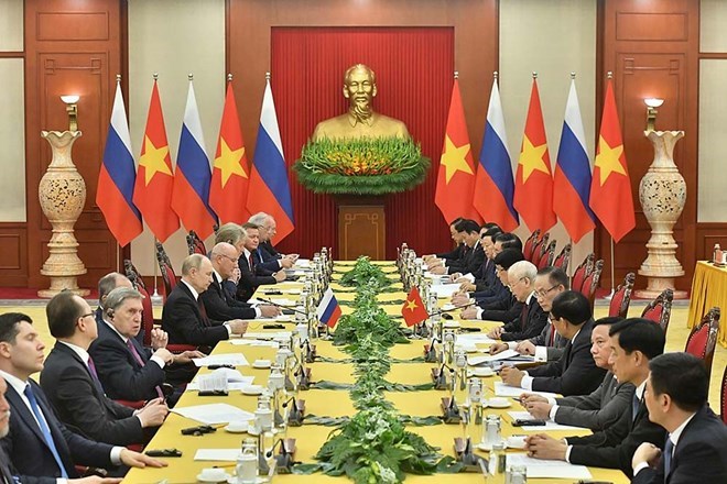 Toàn văn Tuyên bố chung Việt - Nga nhân chuyến thăm của Tổng thống Putin