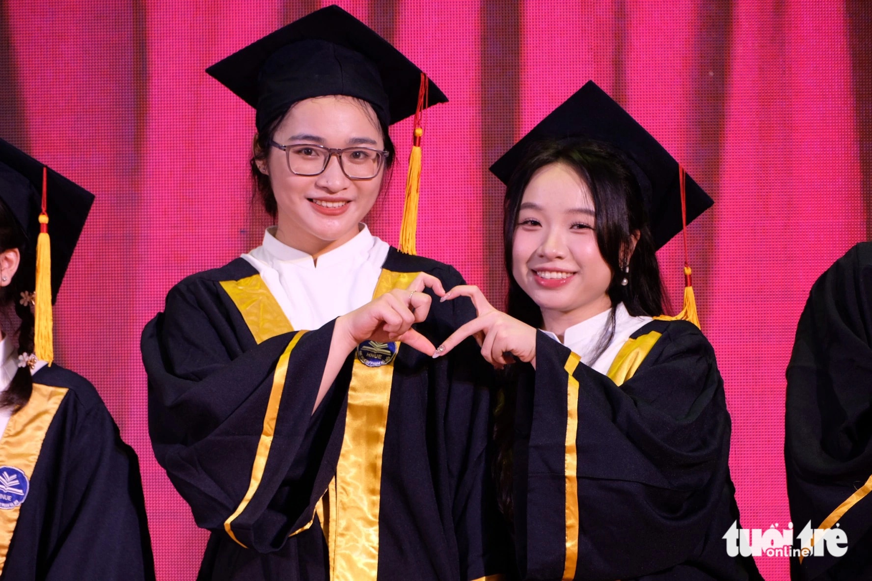 Các tân cử nhân trong lễ bế giảng và trao bằng tốt nghiệp năm 2024 của Trường đại học Sư phạm Hà Nội - Ảnh: NGUYÊN BẢO