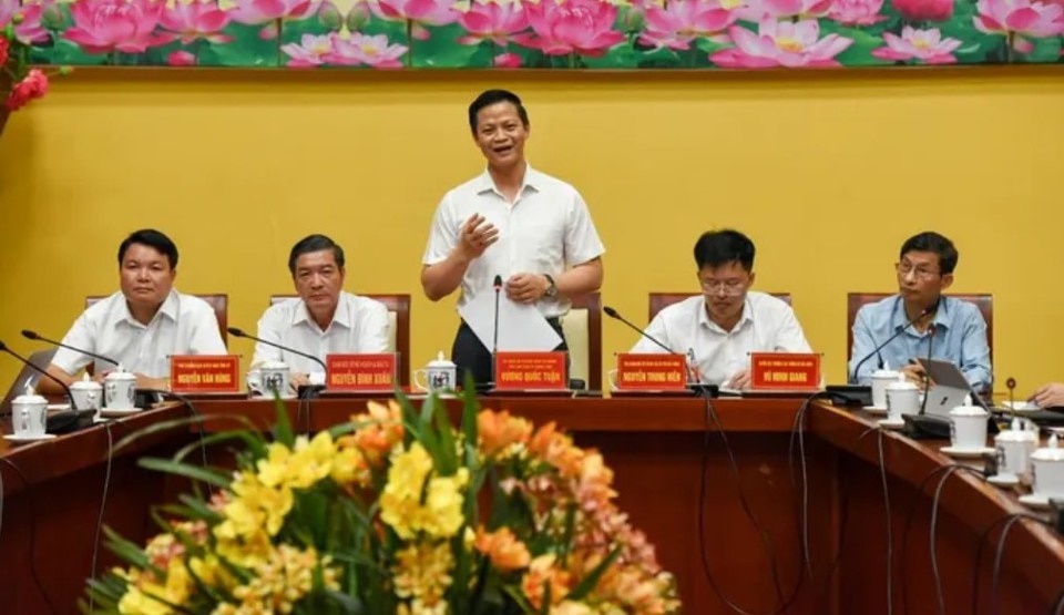 Ông Vương Quốc Tuấn, Phó Chủ tịch Thường trực UBND Bắc Ninh.