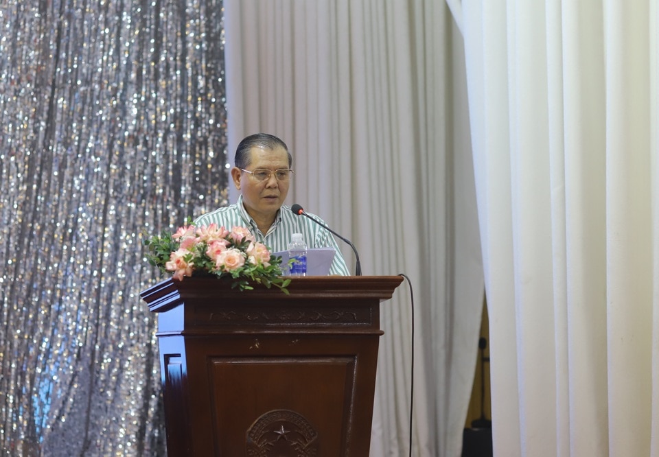 Chủ tịch Hội Nhà báo TP Hà Nội Tô Quang Phán phát động phong trào thi đua năm 2024-2025
