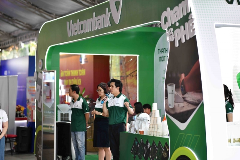 Vietcombank ghi dấu ấn đặc sắc tại Lễ hội Không tiền mặt 2024
