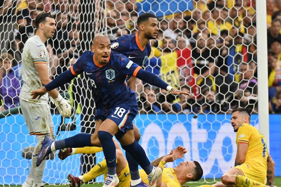 Video bàn thắng Romania 0-3 Hà Lan - Vòng 1/8 EURO 2024