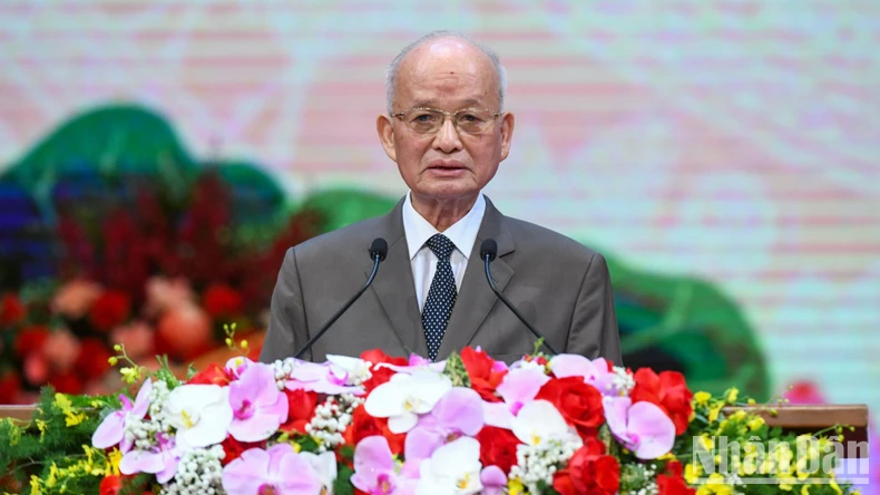 [Ảnh] Chủ tịch Quốc hội Trần Thanh Mẫn dự Lễ kỷ niệm 30 năm thành lập Kiểm toán Nhà nước ảnh 6