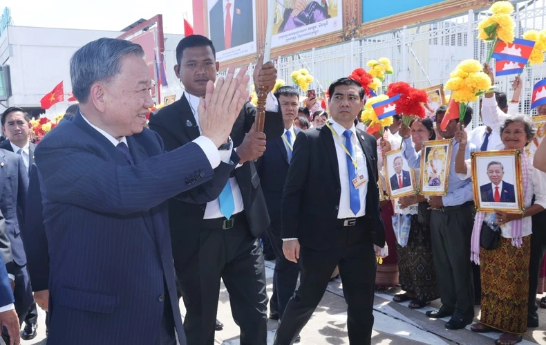 Chủ tịch nước Tô Lâm thăm cấp Nhà nước tới Vương quốc Campuchia ảnh 5