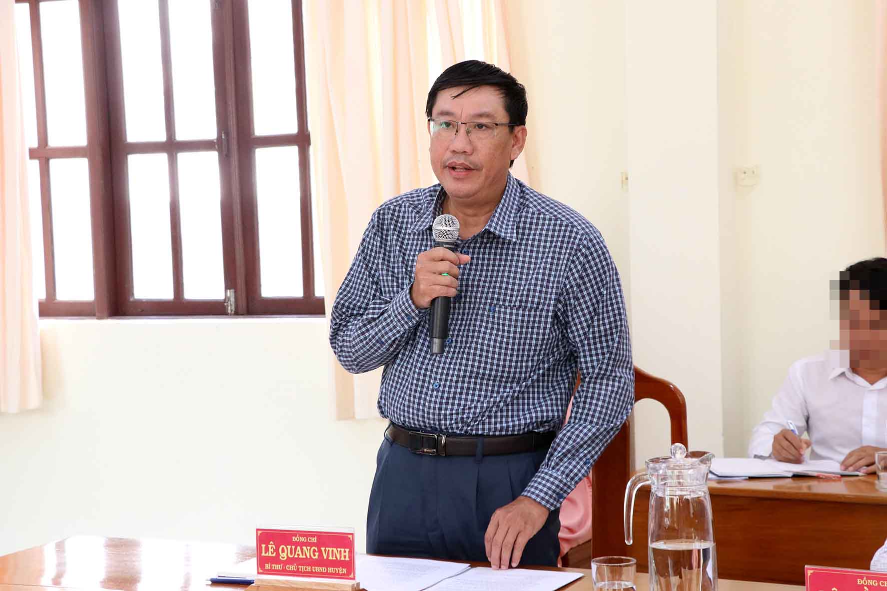 Ông Lê Quang Vinh. Ảnh: binhthuan.gov.vn