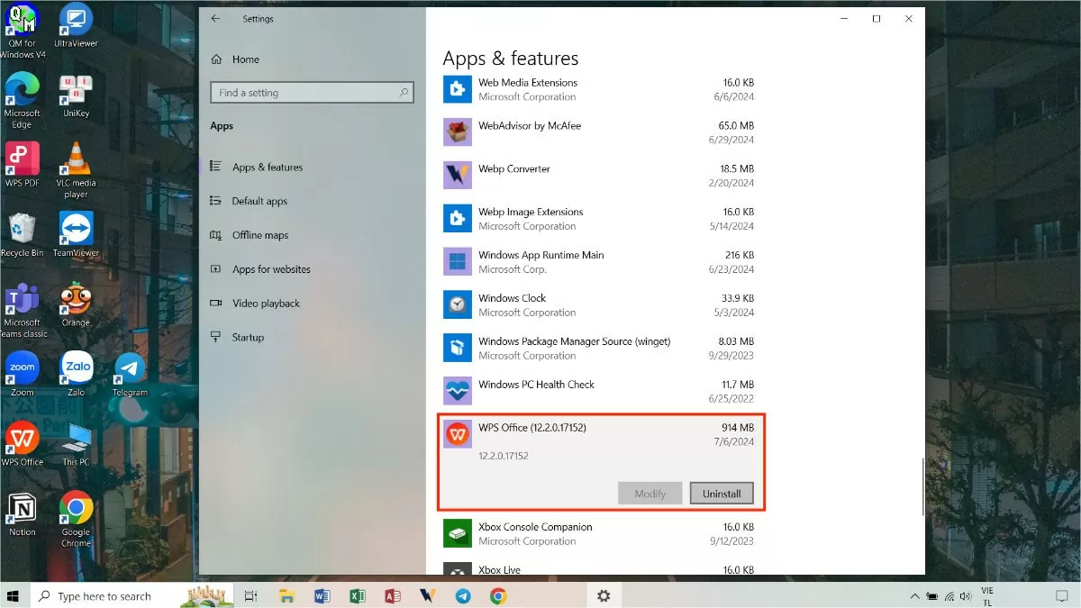 Супер простой способ удалить и переустановить WPS Office в Windows 10 -  Vietnam.vn