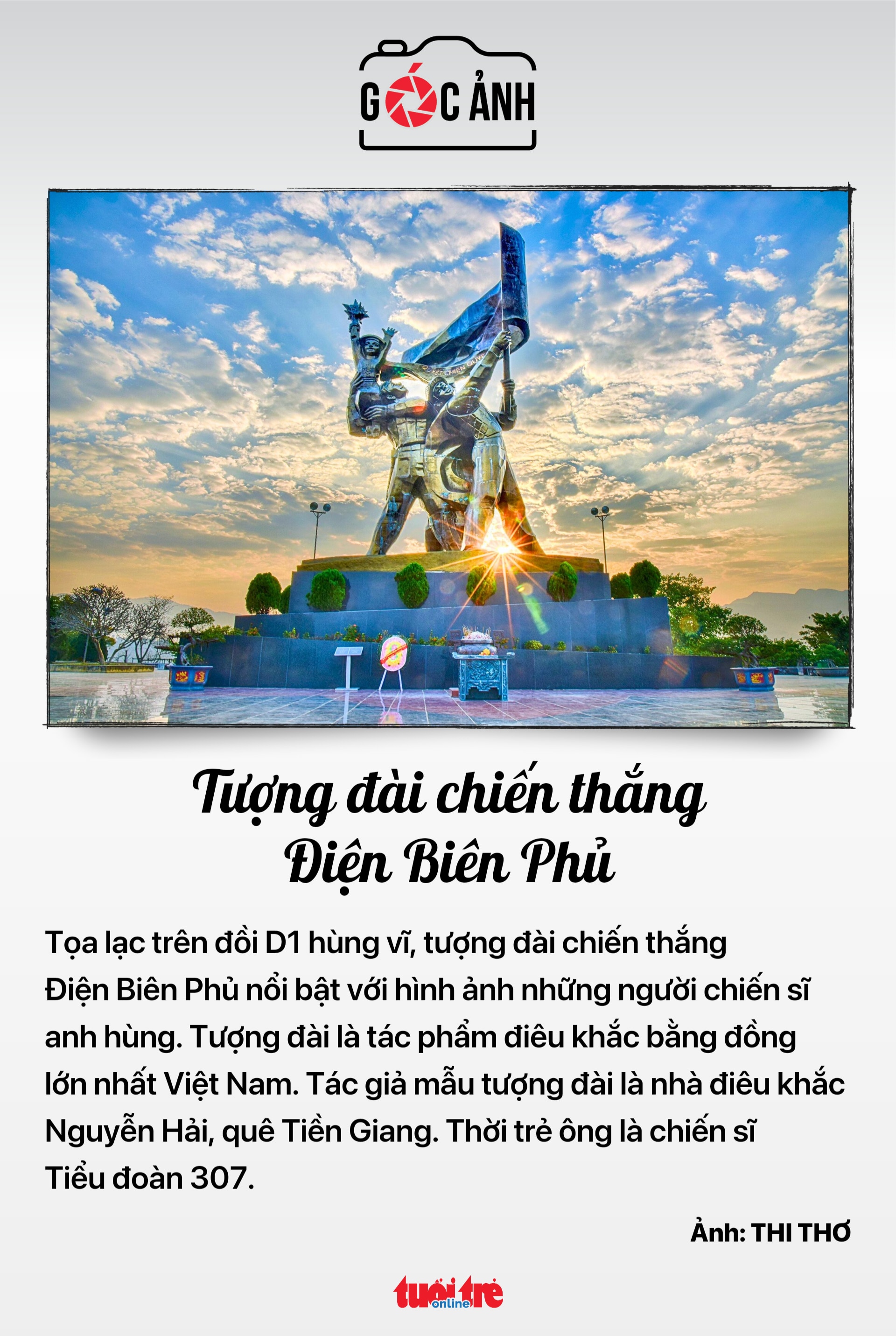 Tượng đài chiến thắng Điện Biên Phủ - Ảnh: THI THƠ