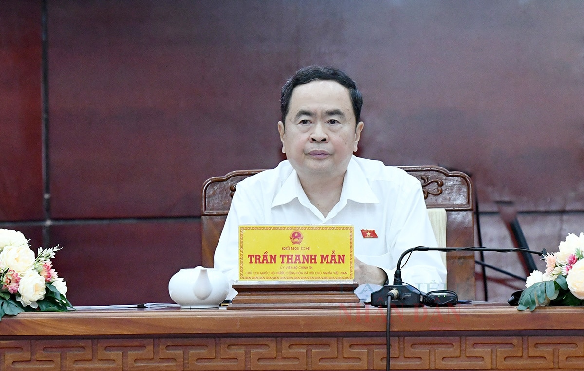 Chủ tịch Quốc hội Trần Thanh Mẫn tiếp xúc cử tri tại tỉnh Hậu Giang -3