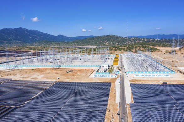 Dự án điện mặt trời của Trung Nam - Ảnh: VGP