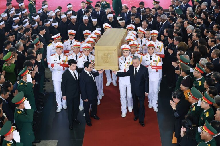 Những khoảnh khắc trong lễ truy điệu Tổng Bí thư Nguyễn Phú Trọng